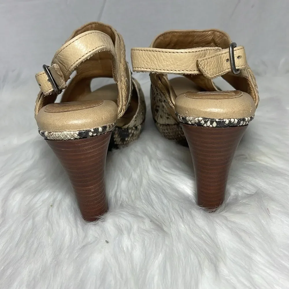 Nurture By Lamaze Hope Snake Platform Sandals Sz 8‎